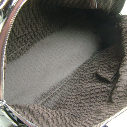 Christian Dior Patent Croc Gaucho Sports Tote Black 8 of 11