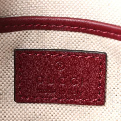 Gucci Arabella Calfskin Horsebit 1955 Shoulder Bag Rosso Ancora 6 of 10