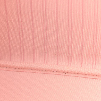 Louis Vuitton Damier Ebene Neo Neverfull MM Rose Ballerine 12 of 12