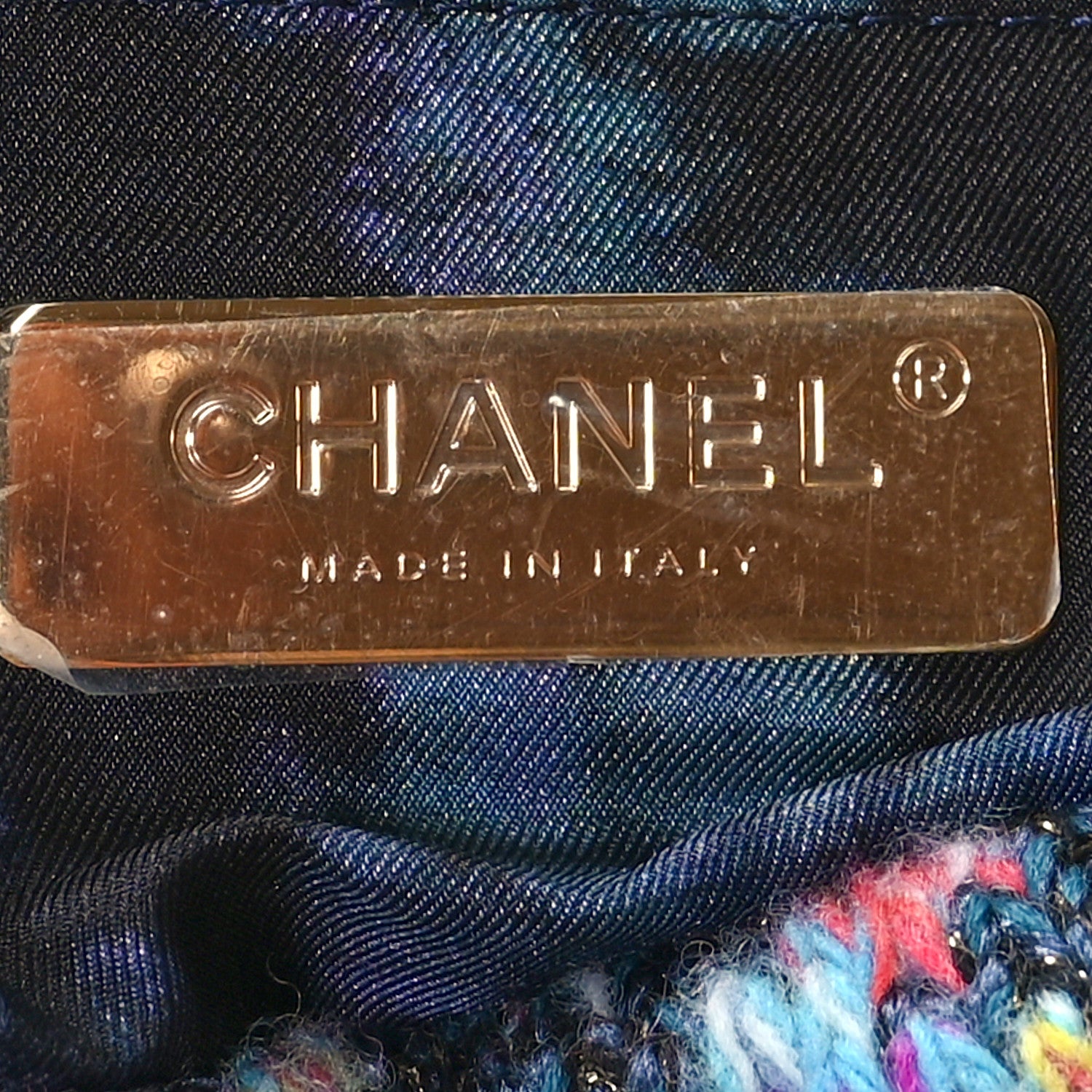 Chanel Tweed Quilted Medium Chanel 19 Flap Dark Multicolor 6 of 11