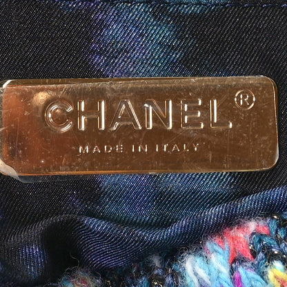 Chanel Tweed Quilted Medium Chanel 19 Flap Dark Multicolor 6 of 11