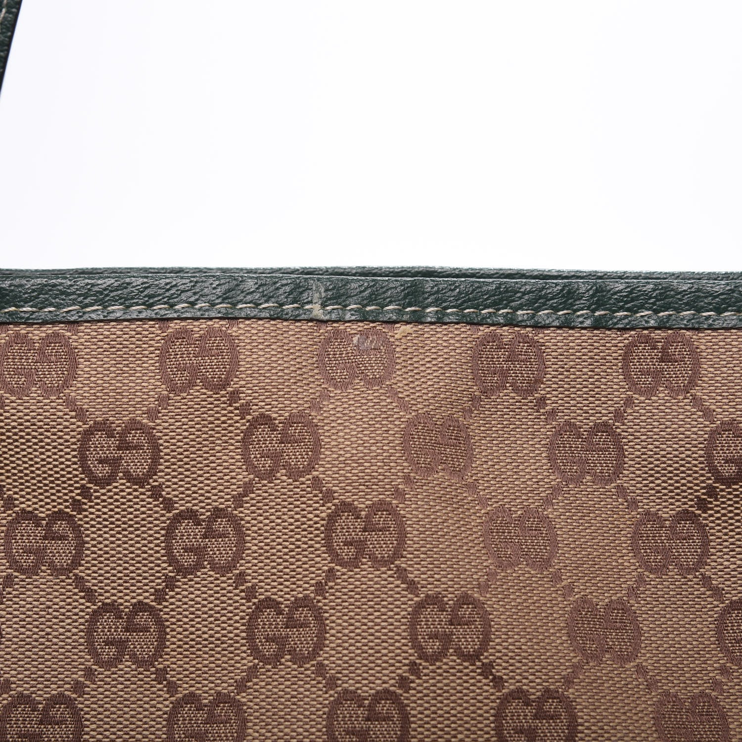 Gucci Monogram Medium Abbey Shoulder Bag Green 9 of 12