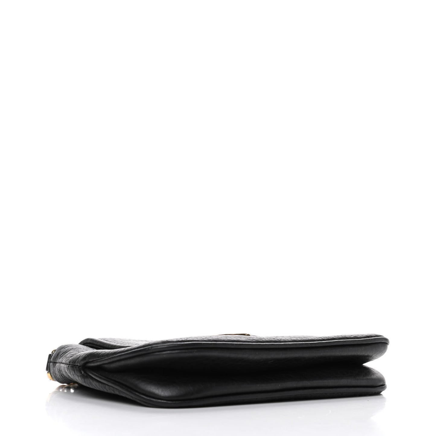 Pebbled Calfskin Small 1973 Chain Shoulder Bag Black