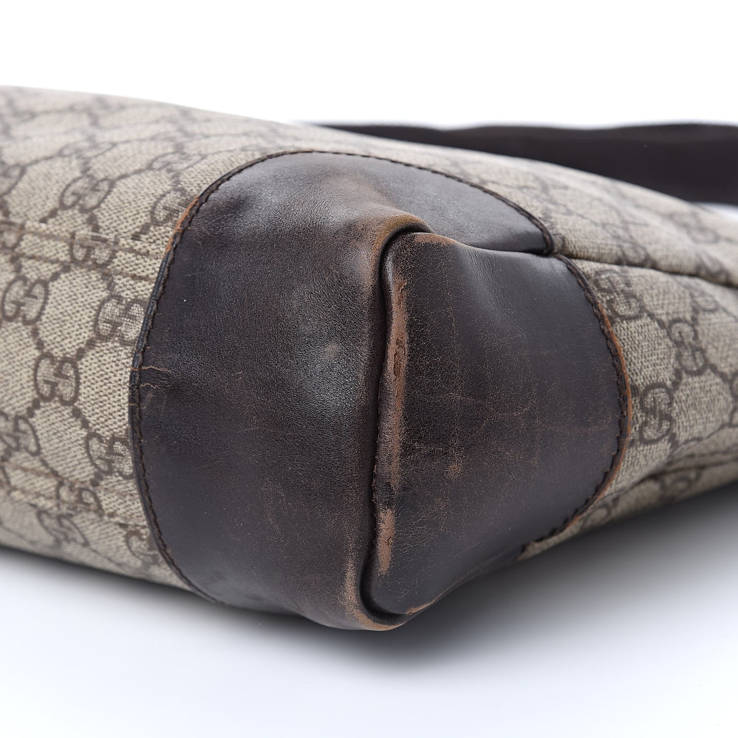 Denim Monogram Flat Messenger Bag Black