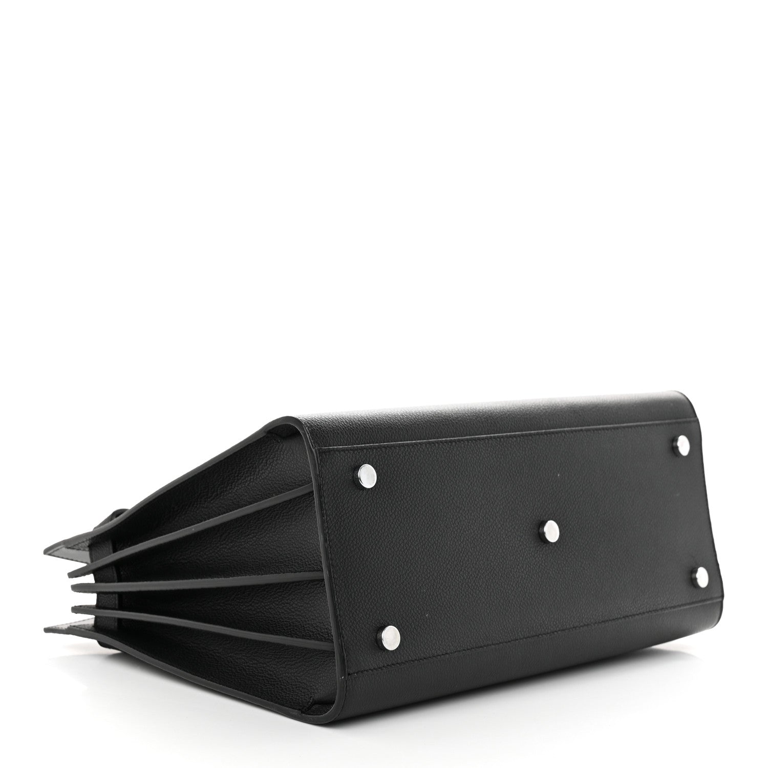 Saint Laurent Grained Calfskin Small Sac De Jour Black 4 of 13