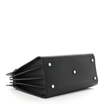 Saint Laurent Grained Calfskin Small Sac De Jour Black 4 of 13