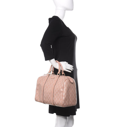 Gucci Crystal Monogram Joy Medium Boston Pink 2 of 12
