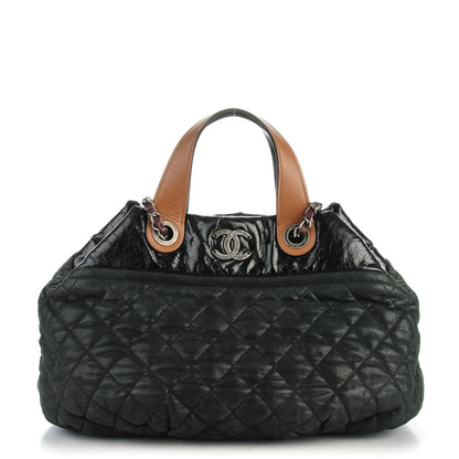 Chanel Iridescent Calfskin Small In the Mix Tote Dark Green 1 of 7