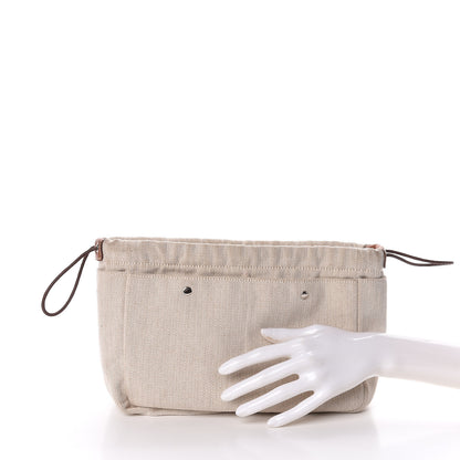 Hermes Canvas Barenia Fourbi 25 MM Pouch Naturel Fauve 3 of 9