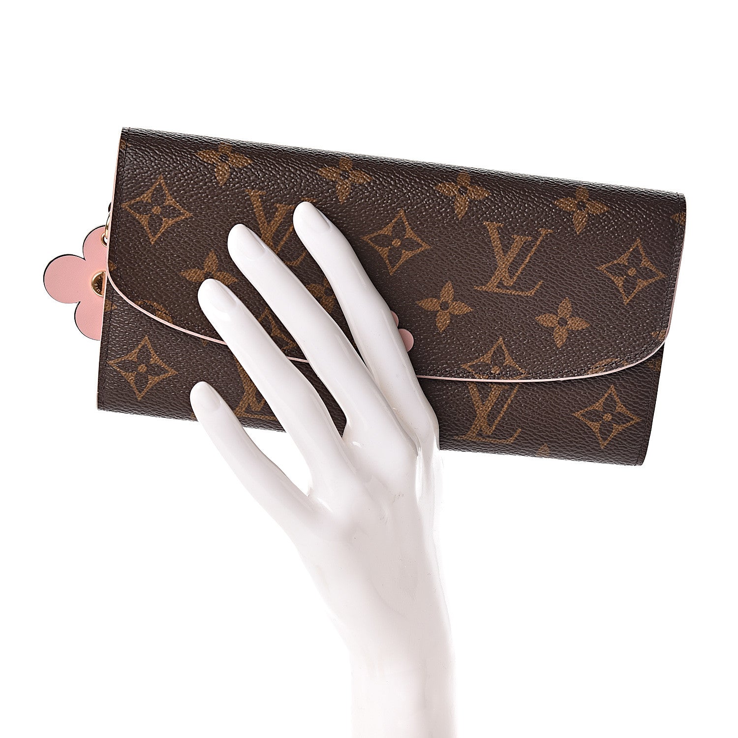 Louis Vuitton Monogram Bloom Flower Emilie Wallet 2 of 8