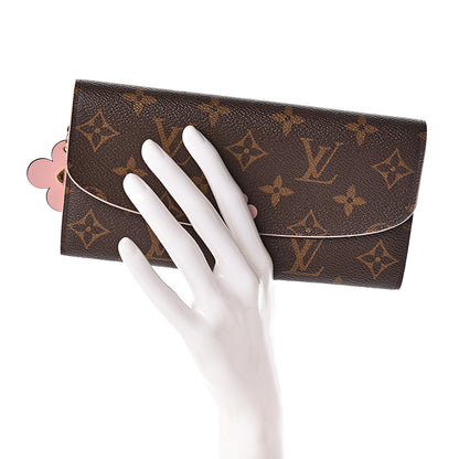 Louis Vuitton Monogram Bloom Flower Emilie Wallet 2 of 8