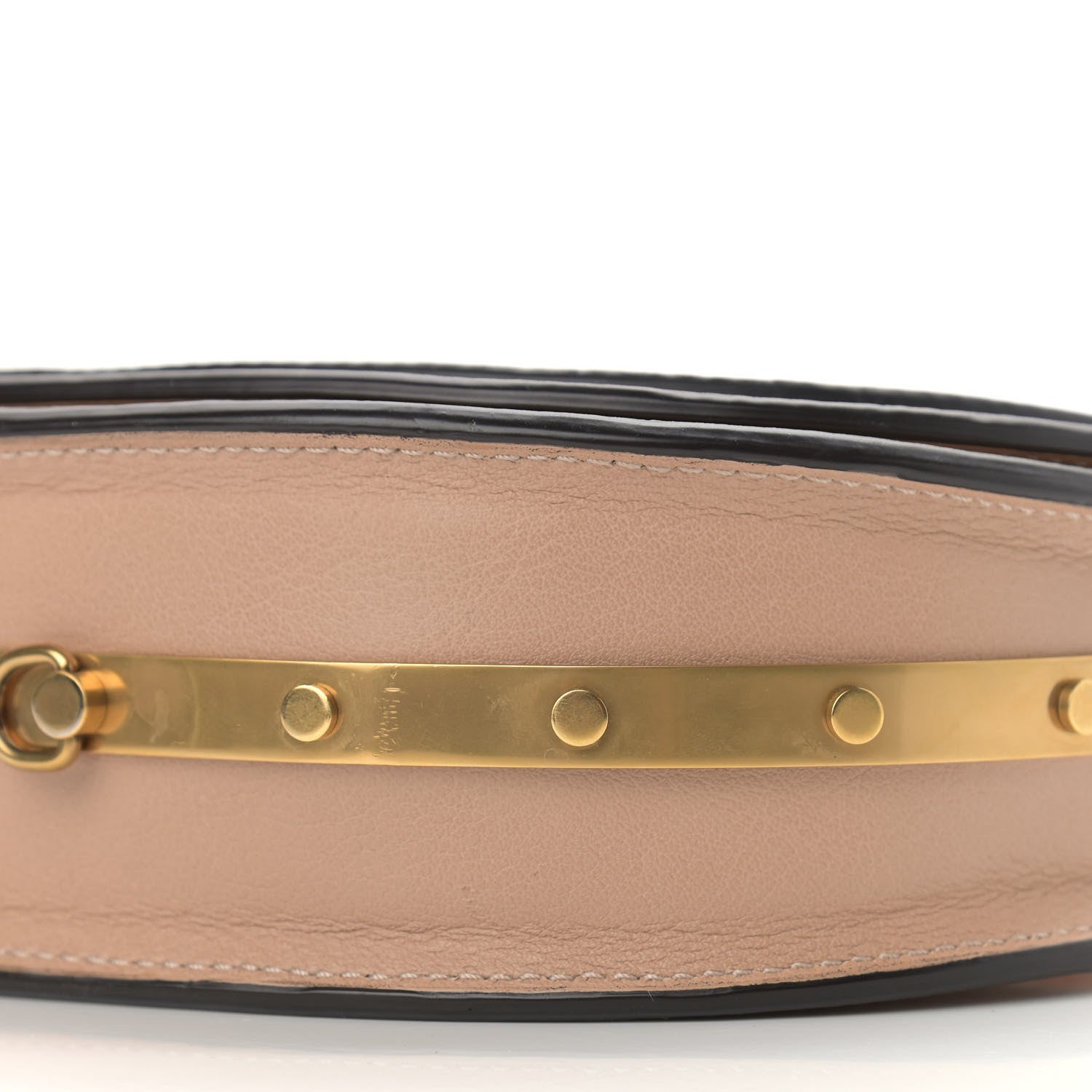 Chloe Calfskin Small Nile Bracelet Minaudiere Bag Biscotti Beige 10 of 16