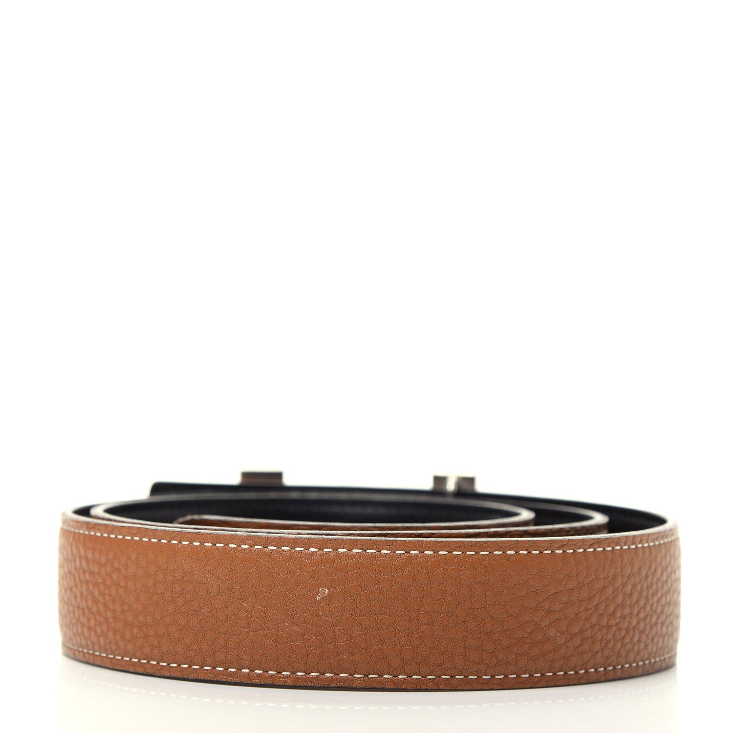 Hermes Swift Togo 32mm Quizz H Belt 90 Gold Black 2 of 7