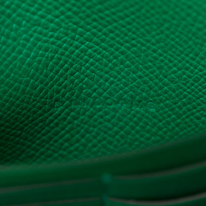 Hermes Epsom Lizard Constance Wallet To Go Vert Jade Vert Cypress 6 of 7