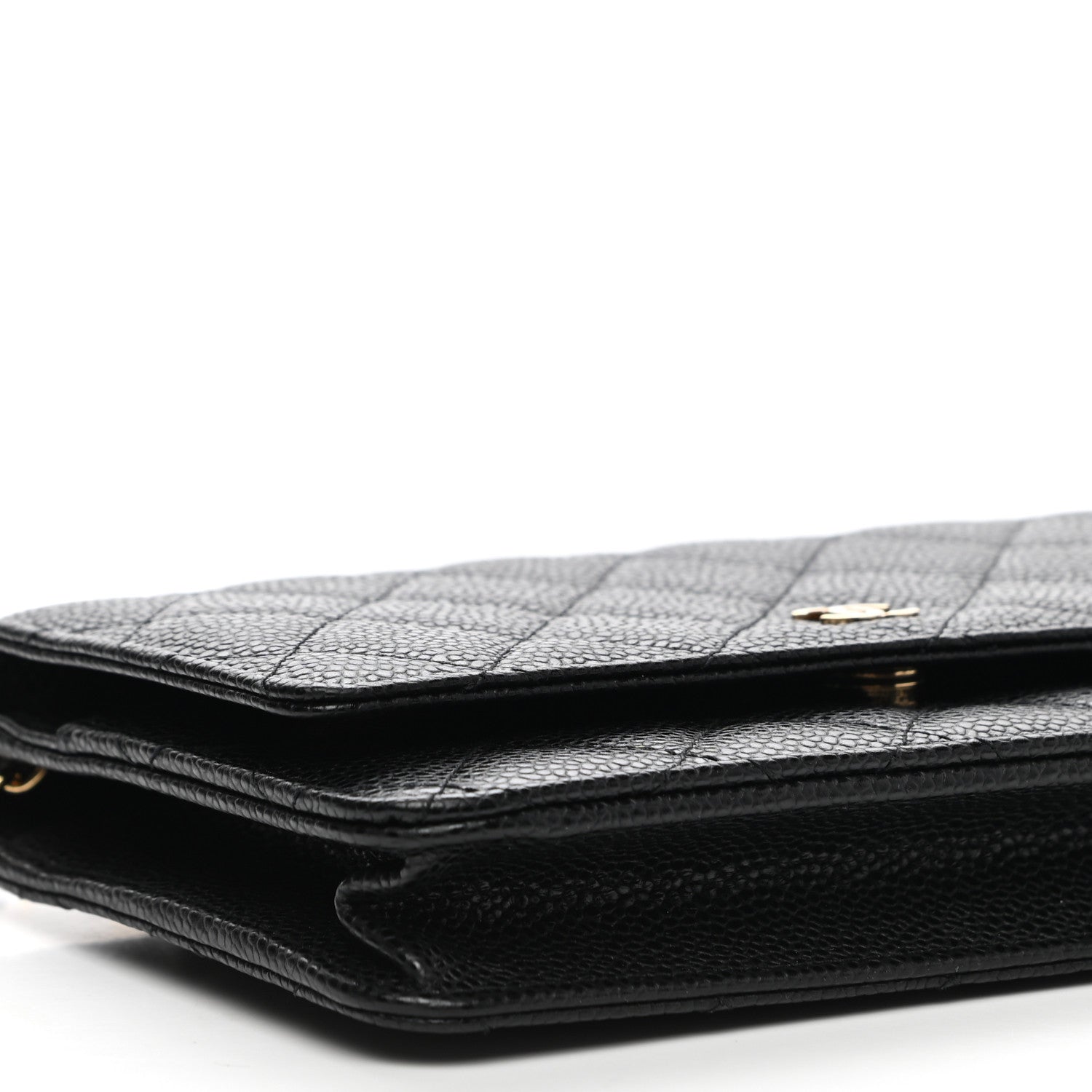 Chanel Caviar Quilted Wallet On Chain WOC Black 10 of 12