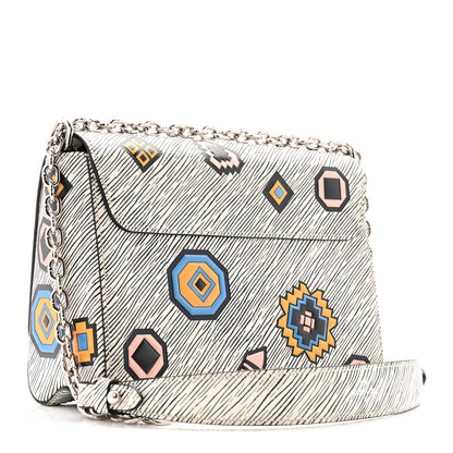 Louis Vuitton Epi Azteque Twist Shoulder Bag MM White 4 of 13