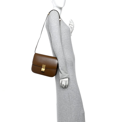 Celine Box Calfskin Medium Classic Box Flap Bag Camel 2 of 10