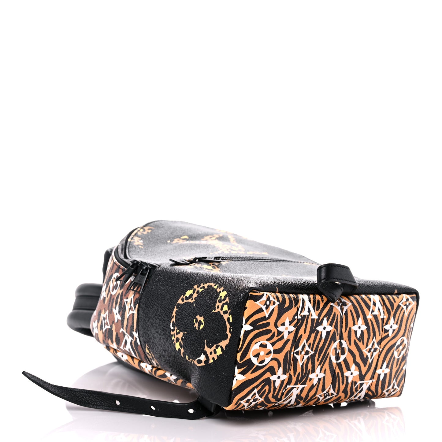 Monogram Giant Jungle Palm Springs Backpack PM Black