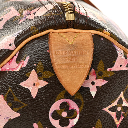 Louis Vuitton Watercolor Aquarelle Speedy 35 Brown 6 of 13