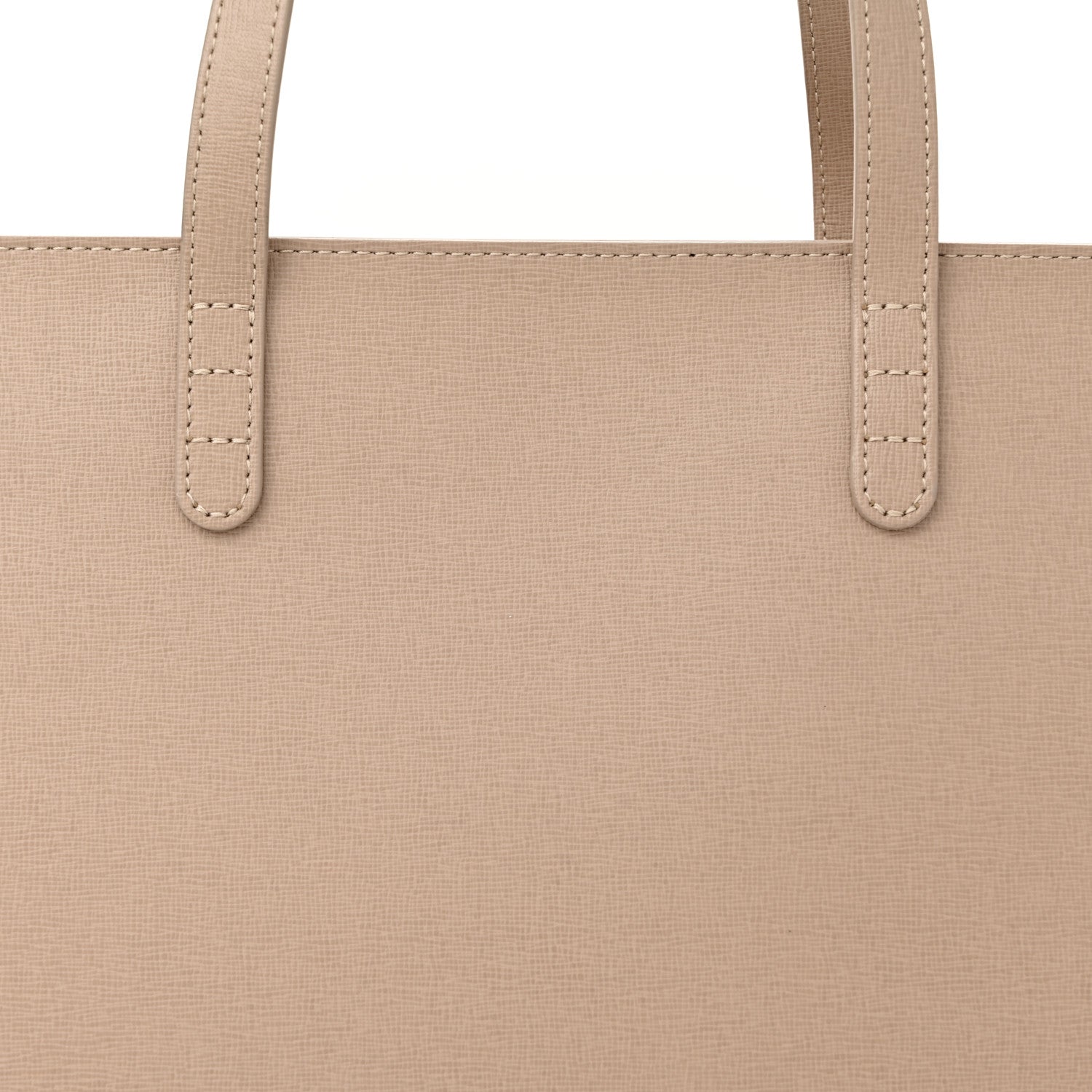 Mansur Gavriel Saffiano Small Zip Tote Beige 7 of 10