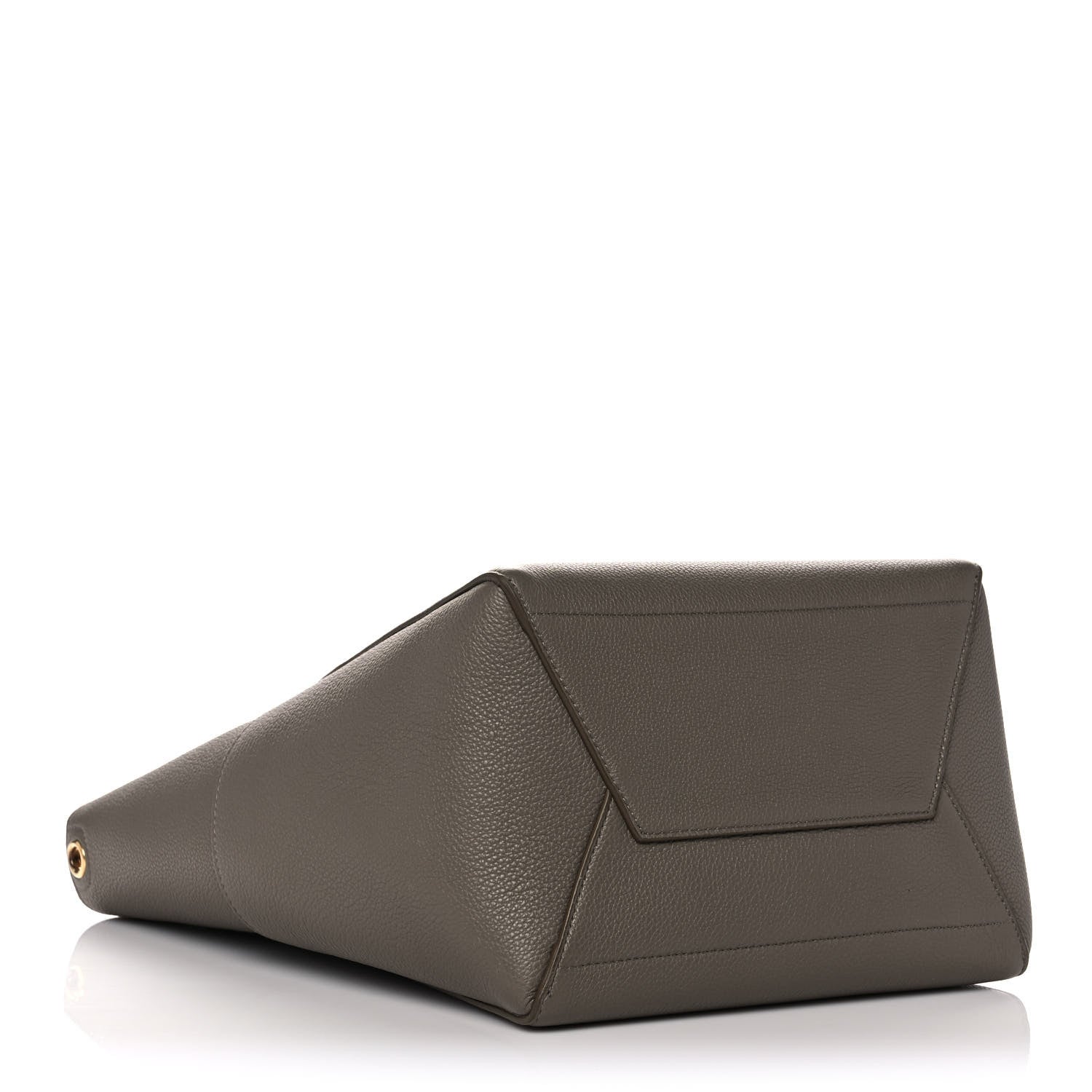 Celine Soft Grained Calfskin Sangle Bucket Bag Taupe 4 of 9