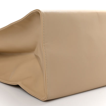 Telfar Vegan Leather Large Shopping Bag Cream 7 of 8