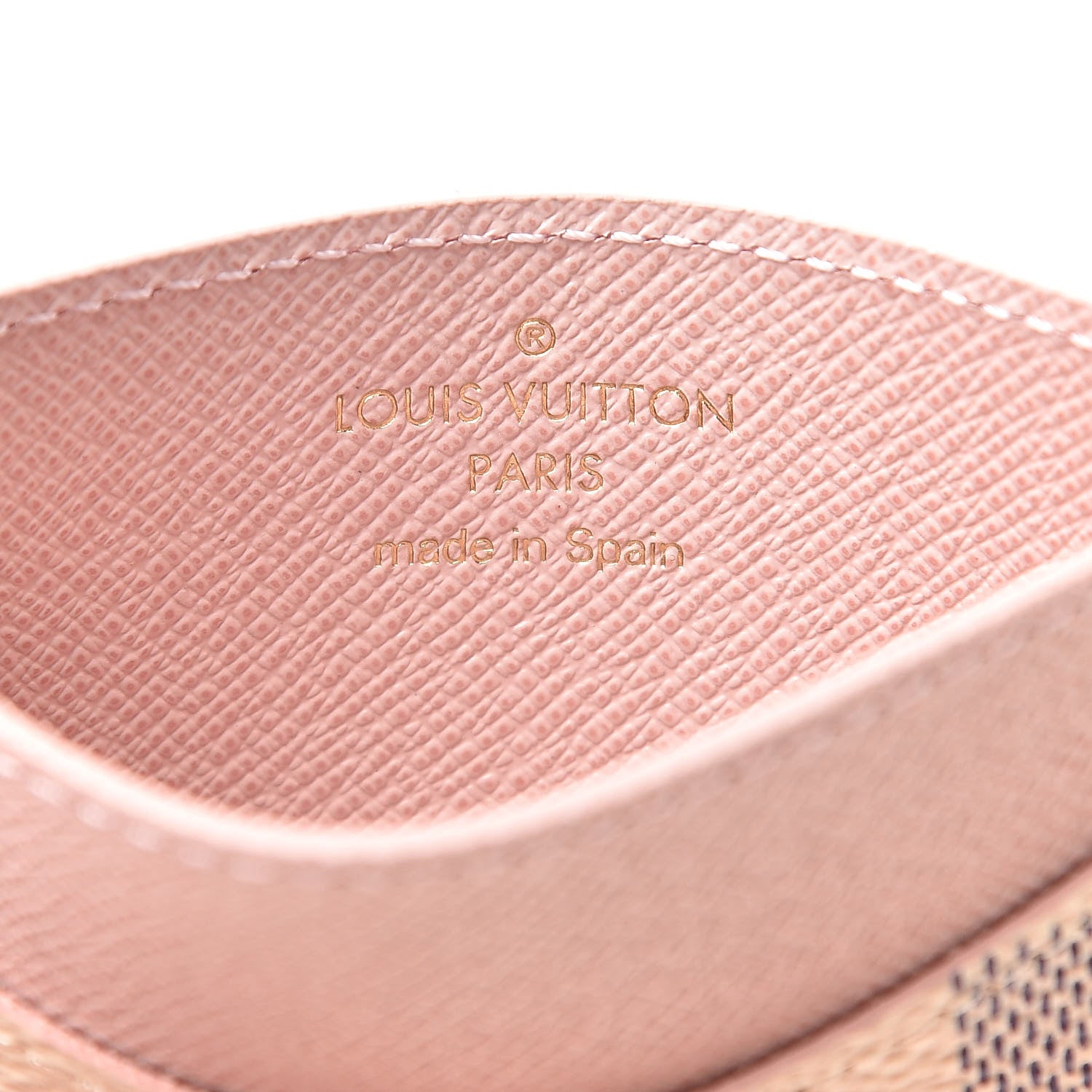 Louis Vuitton Damier Azur Daily Card Holder Rose Ballerine 6 of 8