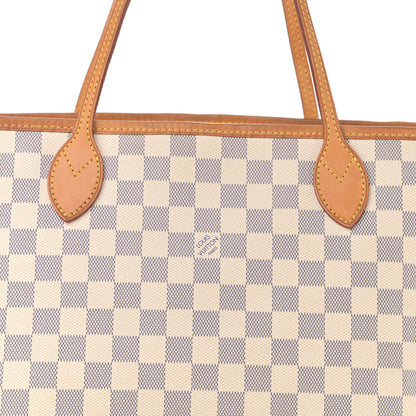 Louis Vuitton Damier Azur Neverfull MM 8 of 14