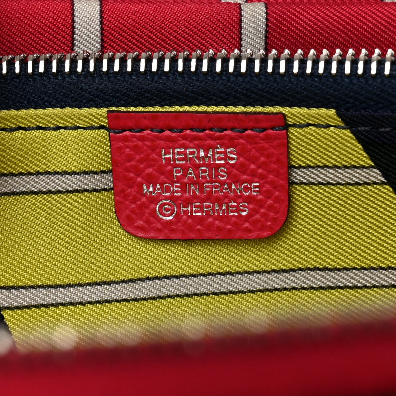 Hermes Epsom Silk'in Wallet Bougainvillea 6 of 7