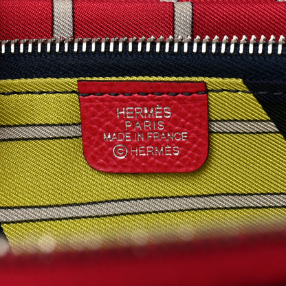 Hermes Epsom Silk'in Wallet Bougainvillea 6 of 7