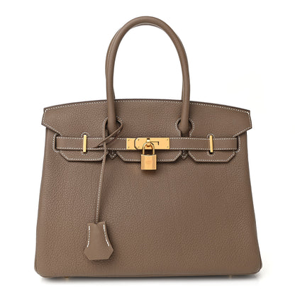 Hermes Togo Birkin 30 Etoupe 1 of 12