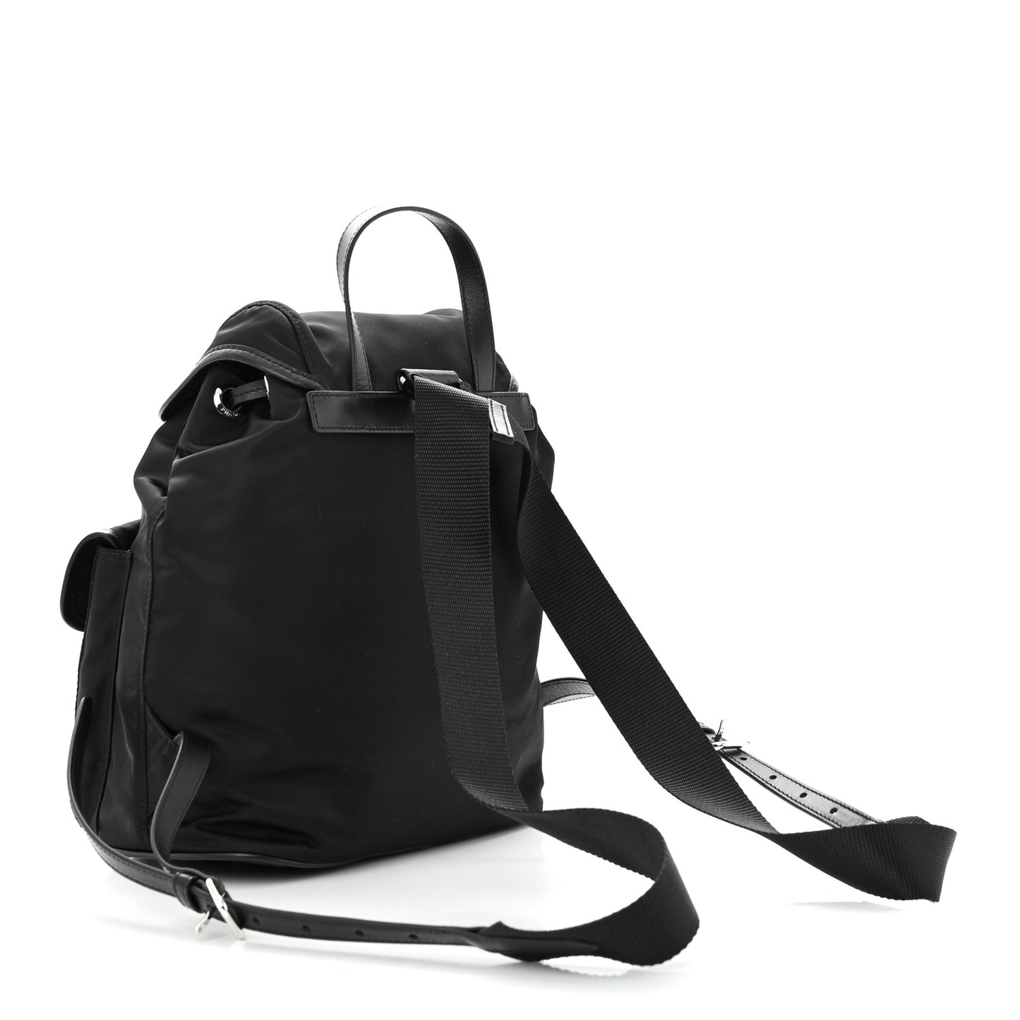 Tessuto Nylon Vitello Backpack Black