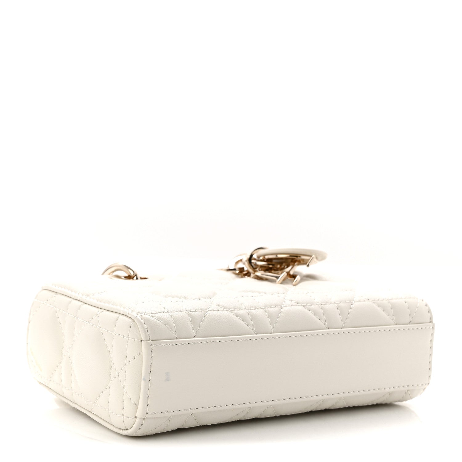 Christian Dior Lambskin Cannage Micro Lady D-Joy Latte 4 of 10