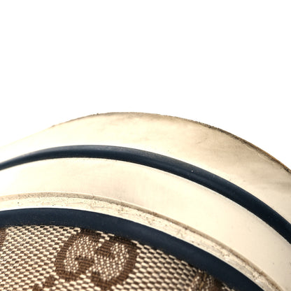Gucci GG Monogram Web Womens 1977 Tennis High Top Sneakers 40.5 Beige Ebony Mystic White 10 of 10