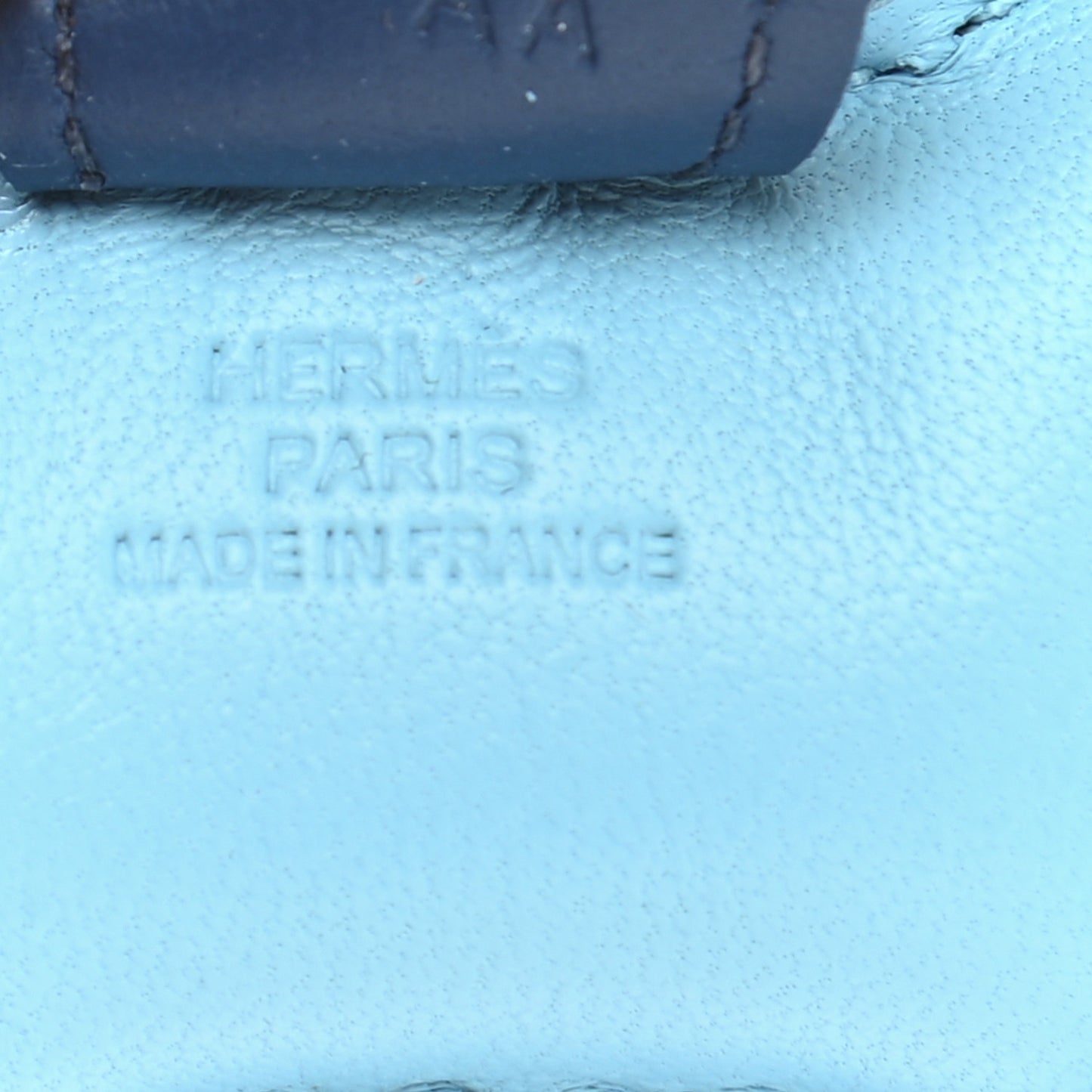 Milo Lambskin Grigri Rodeo Horse Bag Charm PM Celeste Bleu De Malte Kraft