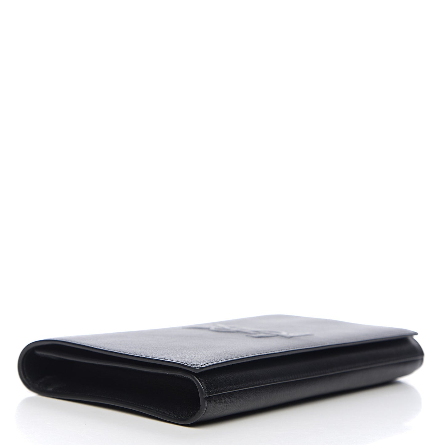 Calfskin Monogram Large Belle De Jour Clutch Black