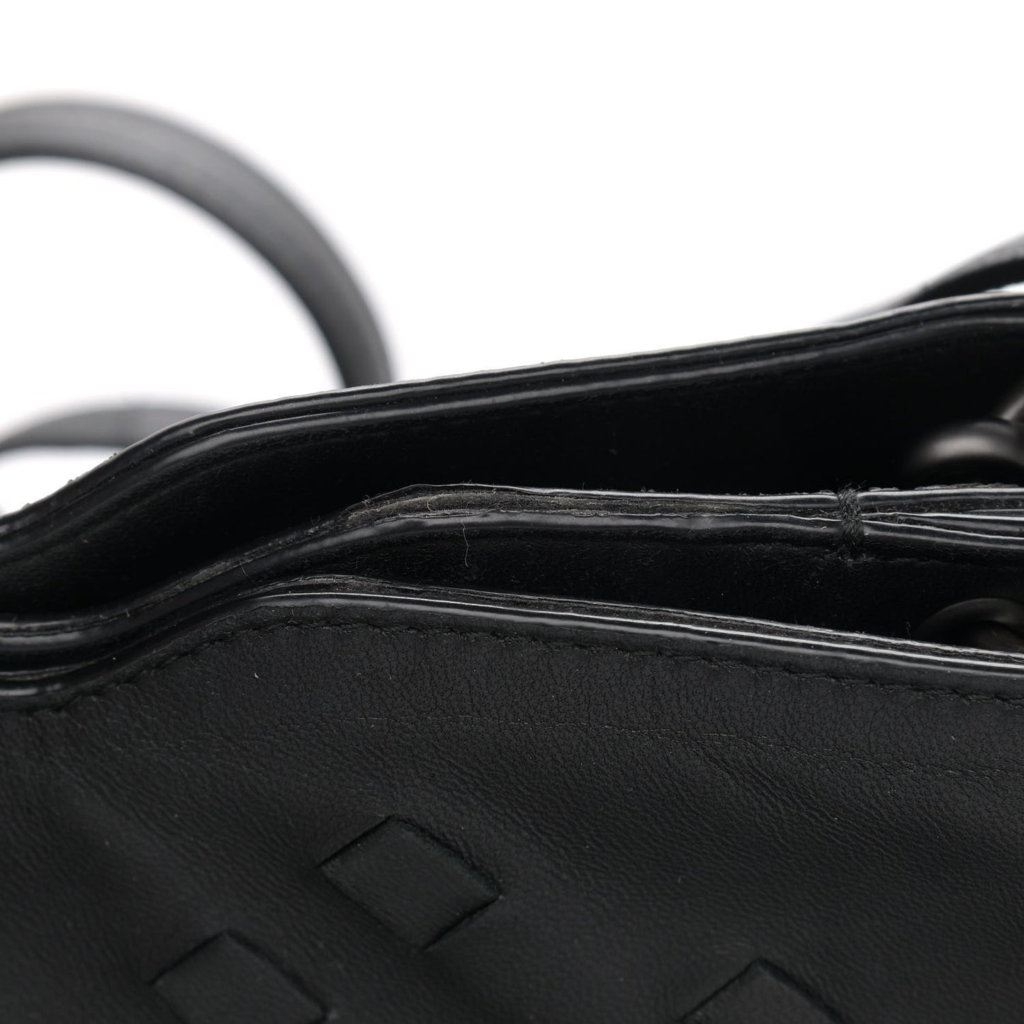 Nappa Intrecciato Tote Black