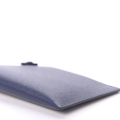 Hermes Epsom Tarmac PM Passport Holder Bleu Saphir 6 of 9