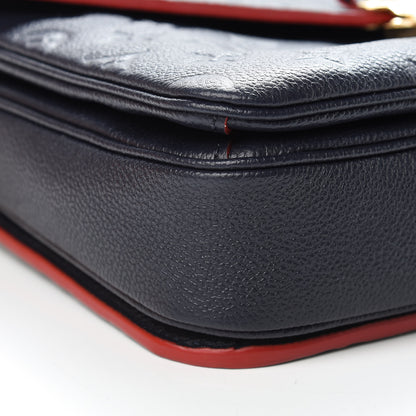 Louis Vuitton Empreinte Pochette Metis Marine Rouge 9 of 11
