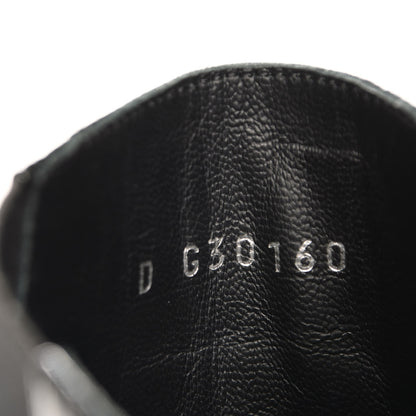Chanel Patent Pearl Elastic Boots 39 Black 7 of 7