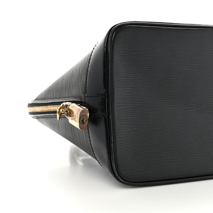 Louis Vuitton Epi Alma PM Black 9 of 13