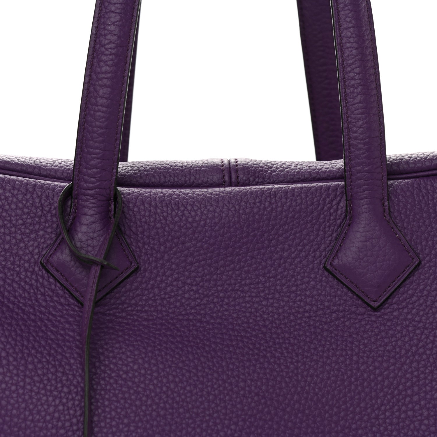 Hermes Taurillon Clemence Victoria II 35 Ultraviolet 8 of 13