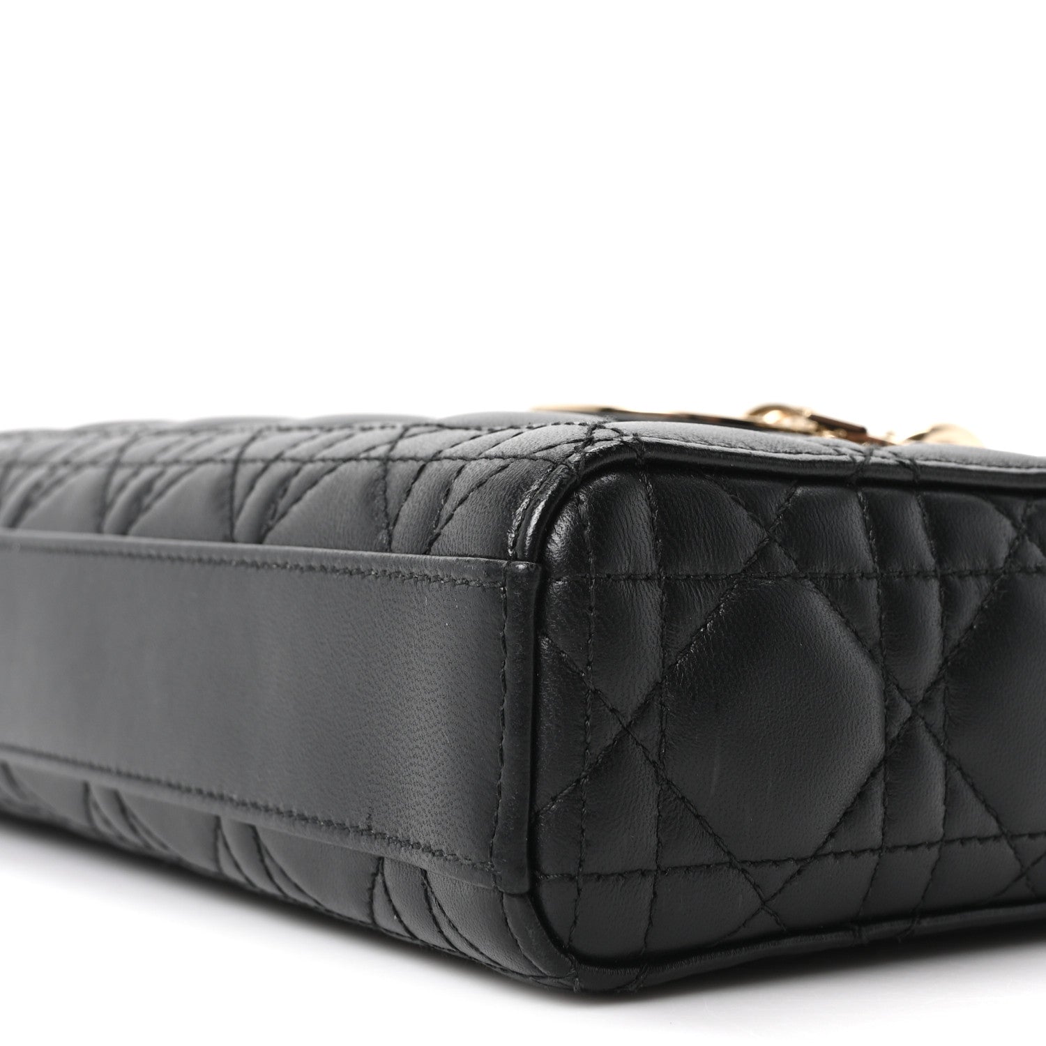 Christian Dior Lambskin Cannage Medium Lady D-Joy Black 1872091