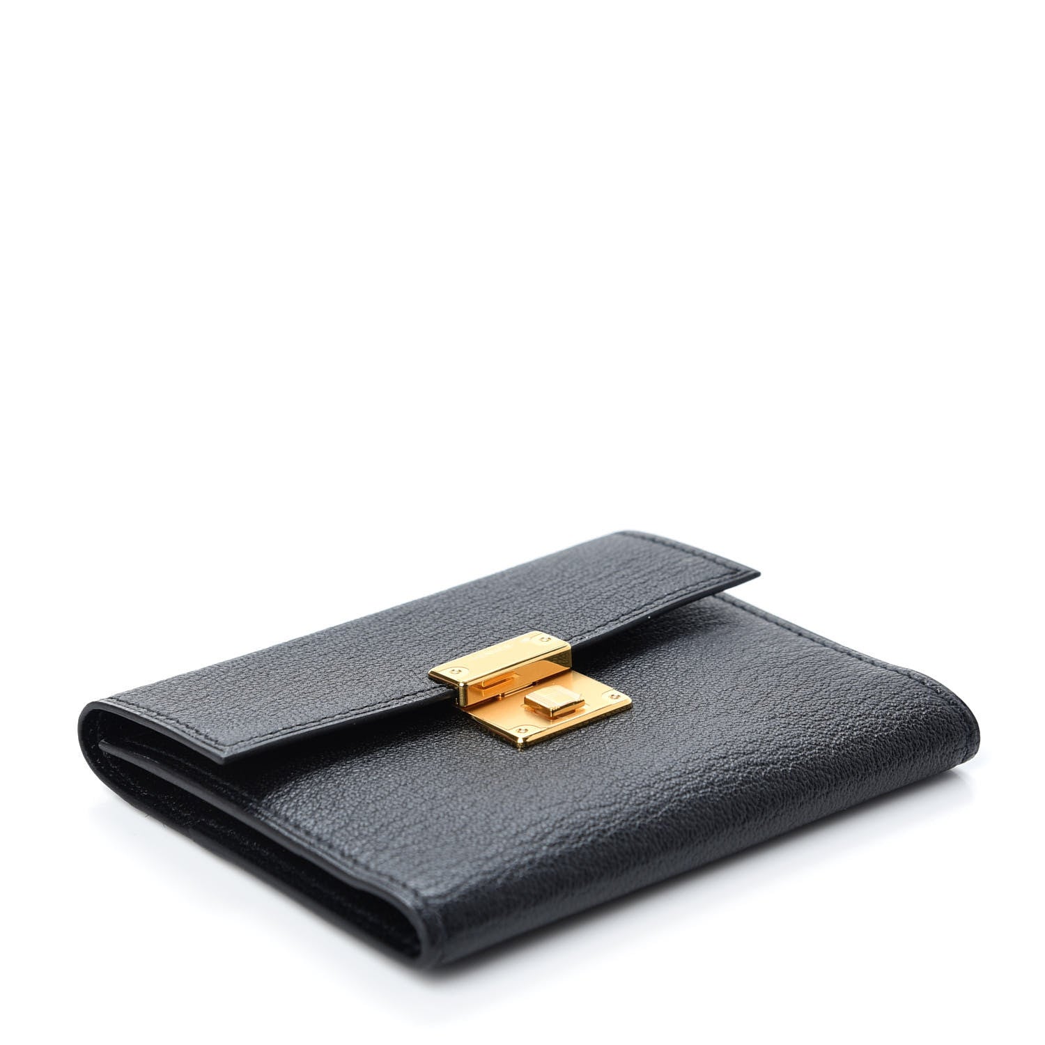 Hermes Chevre Mysore Clic Mini Card Holder Black 4 of 8