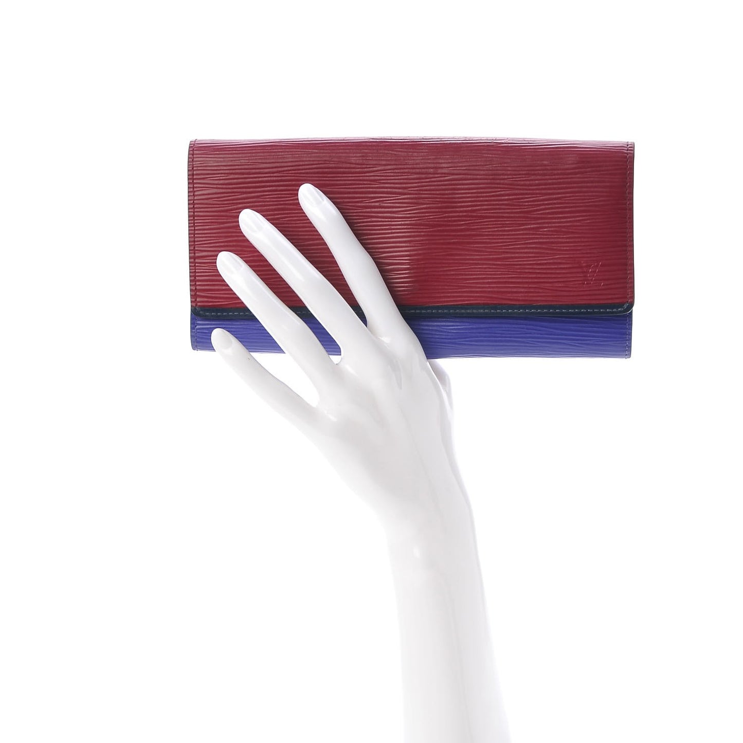 Epi Flore Tri-Color Wallet Fuchsia