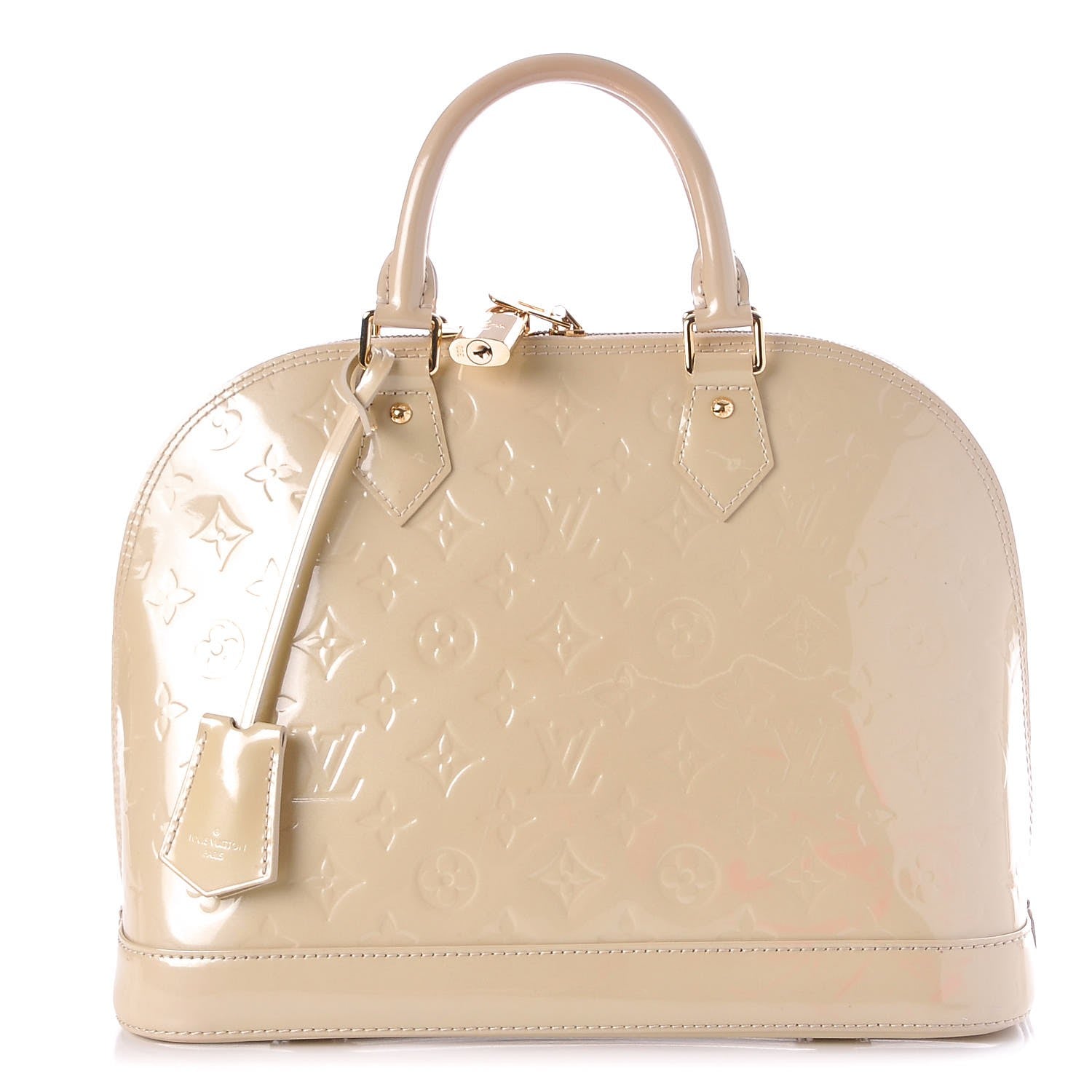 Louis Vuitton Vernis Alma PM Blanc Corail 1 of 12