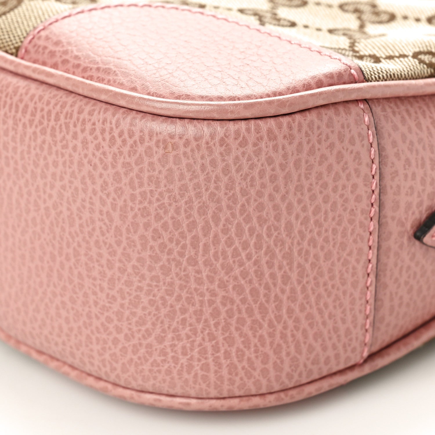 Gucci Monogram Mini Bree Messenger Bag Beige Soft Pink 10 of 10