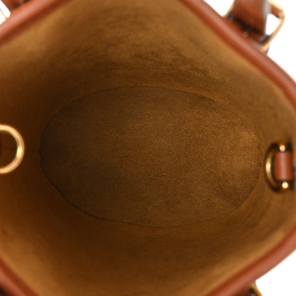 Louis Vuitton Metallic Monogram LV Garden Nano Bucket Bag Gold 5 of 9