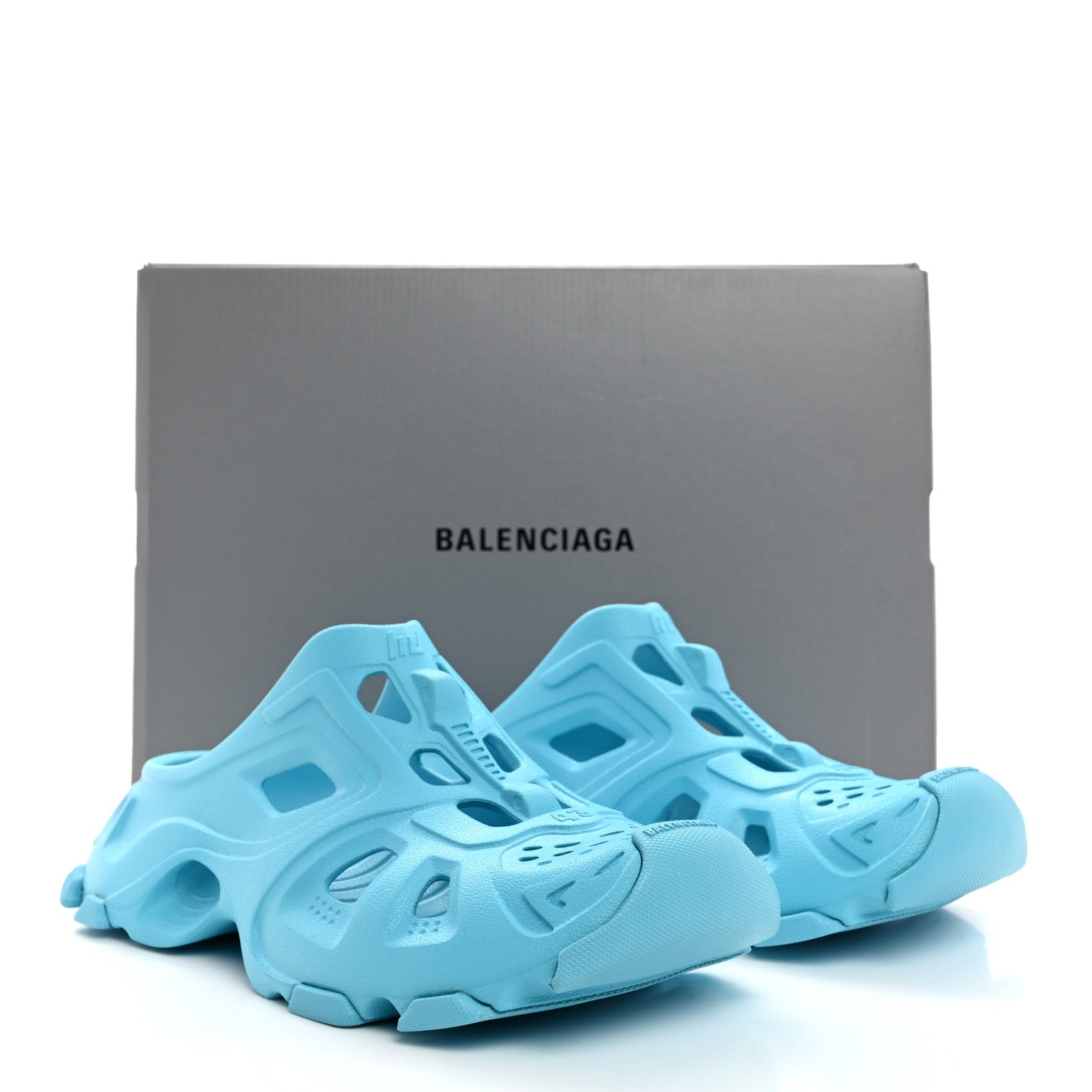 Balenciaga EVA Molded Mens HD Mules 43 Blue 8 of 8