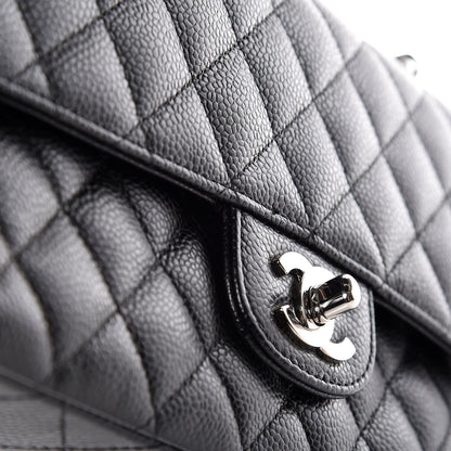 Chanel Caviar Quilted Medium Double Flap Black 10 of 18